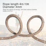 High-Reflective Guy Lines 8 Pack - Outdoor Tent Ropes
