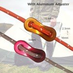 High-Reflective Guy Lines 8 Pack - Outdoor Tent Ropes