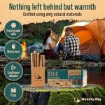 Waterproof Fire Starter Sticks - 35 Pack