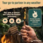 Waterproof Fire Starter Sticks - 35 Pack