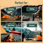 Waterproof Fire Starter Sticks - 35 Pack