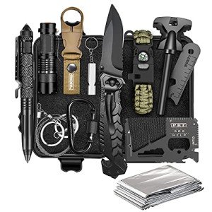 Survival Gear Kit: 14-in-1 Emergency Essentials