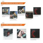 Portable Dual Fuel Camping Stove with Windblocker