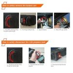 Portable Dual Fuel Camping Stove with Windblocker