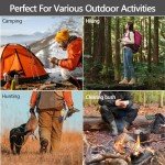 Survival Knife with Fire Starter and Sheath