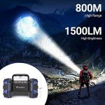 Compact Blue Emergency Stand Light