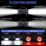 Compact Blue Emergency Stand Light