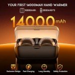Rechargeable Hand Warmers with Charging Case - 2 Pack