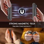 Rechargeable Hand Warmers with Charging Case - 2 Pack