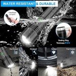 Rechargeable LED Tactical Flashlight - 2 Pack