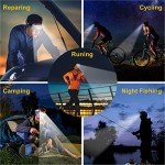 Rechargeable LED Headlamps with Motion Sensor - 2 Pack