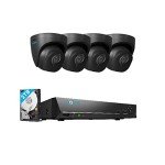 Outdoor Security Camera Bundle with 8MP Night Vision