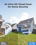 Outdoor Security Camera Bundle with 8MP Night Vision