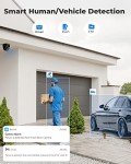Outdoor Security Camera Bundle with 8MP Night Vision