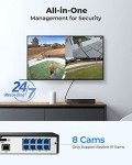 Outdoor Security Camera Bundle with 8MP Night Vision