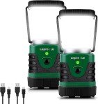 Rechargeable LED Lanterns - 1000Lm Powerful Light (2Pcs)