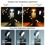 Telescopic Camping Lantern with Rechargeable Battery