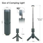 Telescopic Camping Lantern with Rechargeable Battery
