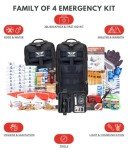72-Hour Hurricane Emergency Kit for 4 People