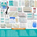 Comprehensive 420-Piece First Aid Kit for Emergencies