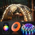 Color Changing LED String Lights for Emergencies