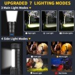 Super Bright Tactical Flashlights - 2 Pack
