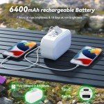 Rechargeable LED Lantern with Hand-Crank for Emergencies