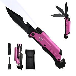 Multi-Function Tactical Pocket Knife for Emergencies