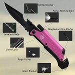 Multi-Function Tactical Pocket Knife for Emergencies