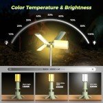 Rechargeable LED Camping Lantern with Magnetic Base