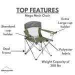 Alpine Mountain Gear Outdoor Mesh Chair