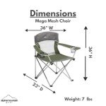 Alpine Mountain Gear Outdoor Mesh Chair