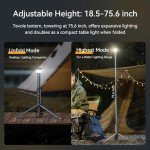 TEVOLE Waterproof Camping Light with Remote Control