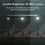 TEVOLE Waterproof Camping Light with Remote Control