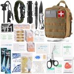 288PCS Emergency Survival First Aid Kit - Khaki