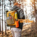 288PCS Emergency Survival First Aid Kit - Khaki
