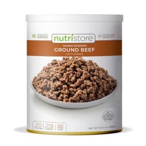 Freeze-Dried Ground Beef Emergency Food Supply