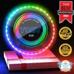 Bright RGB Flying Disc - 16 Million Colors