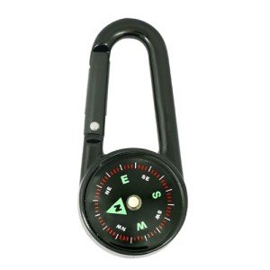 Durable Survival Compass with Keychain Attachment