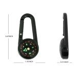 Durable Survival Compass with Keychain Attachment