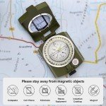 Luminous Hiking Compass with Survival Whistle for Kids
