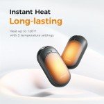 Rechargeable Magnetic Hand Warmers - 2 Pack