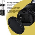 Adjustable Brightness 4-Pack Waterproof Camping Lanterns