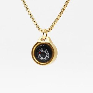 Golden Mini Pocket Compass for Camping and Hiking