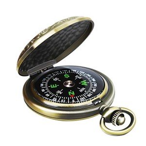 Multifunctional Zinc Alloy Compass for Outdoor Adventures