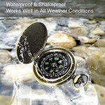 Multifunctional Zinc Alloy Compass for Outdoor Adventures