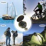 Multifunctional Zinc Alloy Compass for Outdoor Adventures