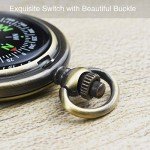 Multifunctional Zinc Alloy Compass for Outdoor Adventures
