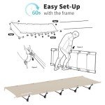 Naturehike Ultralight Portable Camping Cot, Easy Setup