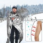 Mylar Thermal Blankets Survival Kit (Pack of 6)